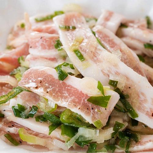 ＜米沢牛卸　肉の上杉＞山形県産豚「豚トロネギ塩」