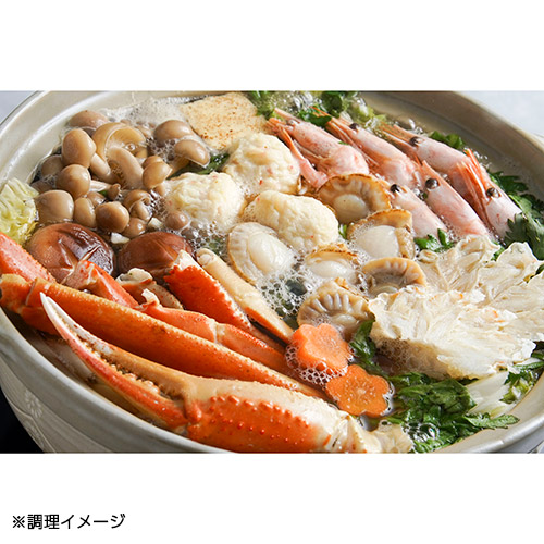 具材たっぷりかに鍋