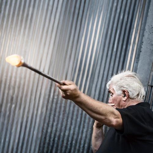 ＜Orrefors＞インターメッツォ　ワイングラス　Mサイズ　ペアセット　ブルー