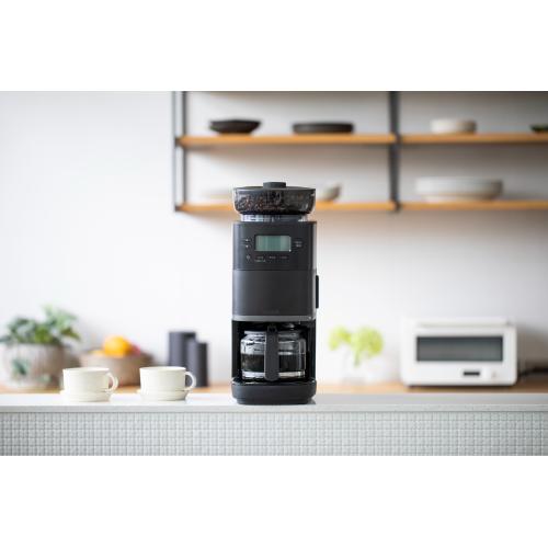 ＜シロカ＞siroca　コーン式全自動コーヒーメーカーカフェばこPRO　CM-6C261K