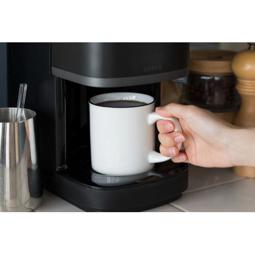 ＜シロカ＞siroca　コーン式全自動コーヒーメーカーカフェばこPRO　CM-6C261K