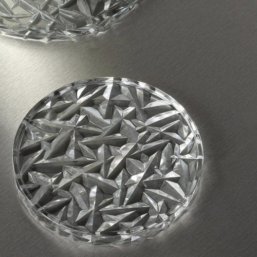 ＜Orrefors＞CARAT  ミニプレート  2Pセット