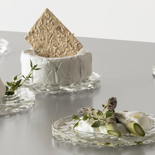 ＜Orrefors＞CARAT  ミニプレート  2Pセット