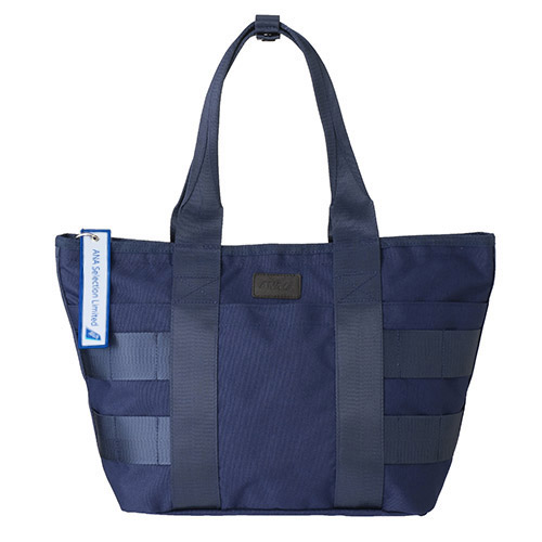 【ANAオリジナル】オリジナルネイビートートバッグ　with　ANAセレクションオリジナルフライトタグ