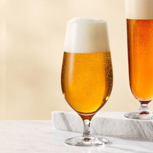 ＜Orrefors＞BEER グラス4Pセット　（ラガー）