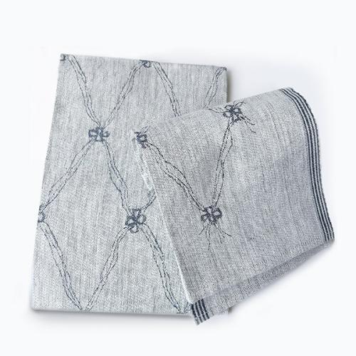 ＜クラスボルス＞クローバー　リネンクロス2枚セット