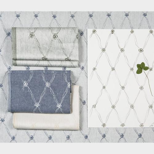 ＜クラスボルス＞クローバー　リネンクロス2枚セット