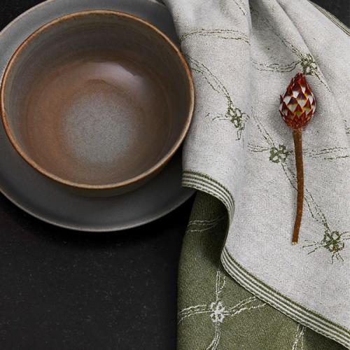 ＜クラスボルス＞クローバー　リネンクロス2枚セット