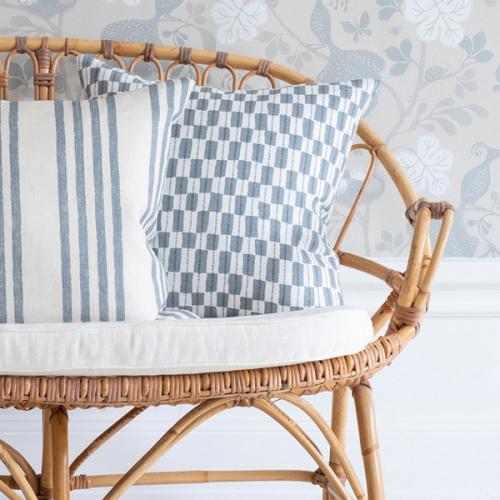 ＜リトルファント＞クッション50×50cm（中材込）グスタフ　ブルー