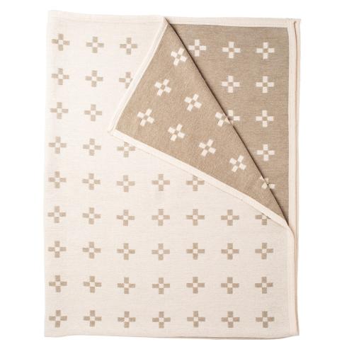 ＜クリッパン＞シャーンスンド　シュニールコットン　140×180cm　エクリュ