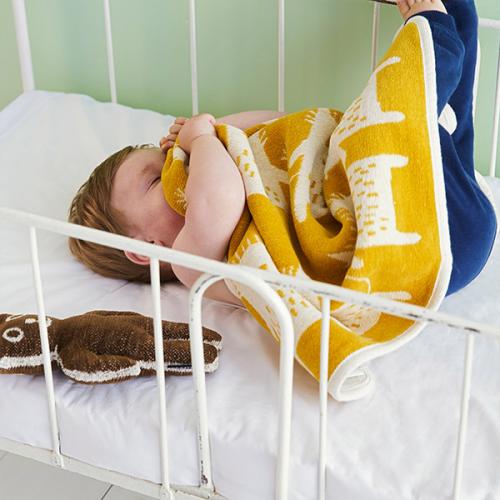 ＜クリッパン＞ボブキャット　シュニールコットン　ミニ　イエロー