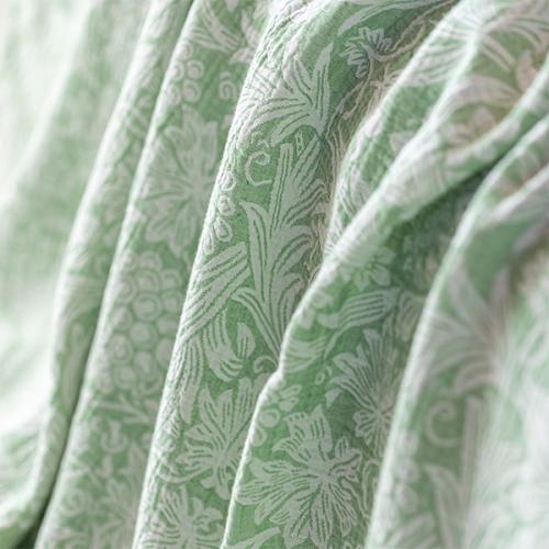 ＜クリッパン＞ウィリアム・モリス　サンフラワー　ガーゼコットンスロー　140×200cm