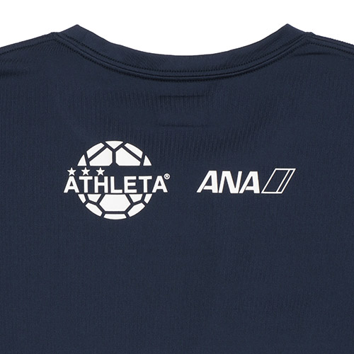 【ANAオリジナル】＜アスレタ＞ATHLETAコラボ　スポーツシャツ（ネイビー）&タオルセット