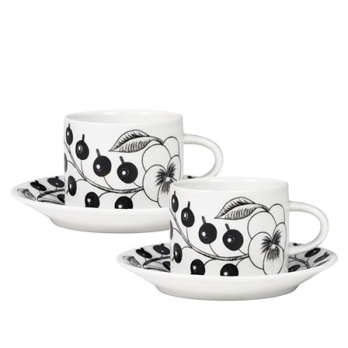 ＜アラビア＞パラティッシ コーヒーカップ&ソーサー ペア