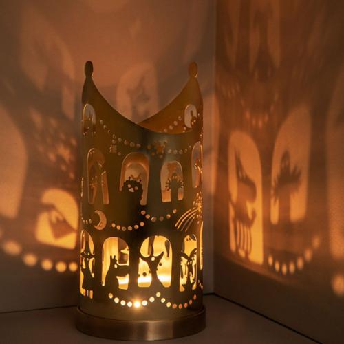 ＜スクルツナ＞ムーミンコレクション　ムーミンハウスランタンL