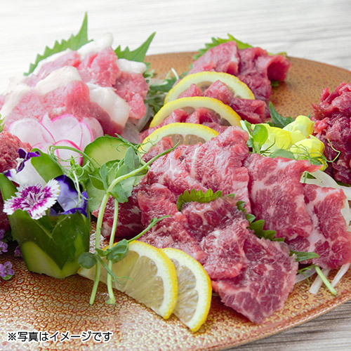 【菅乃屋】鮮馬刺しスライス６種バラエティーセット