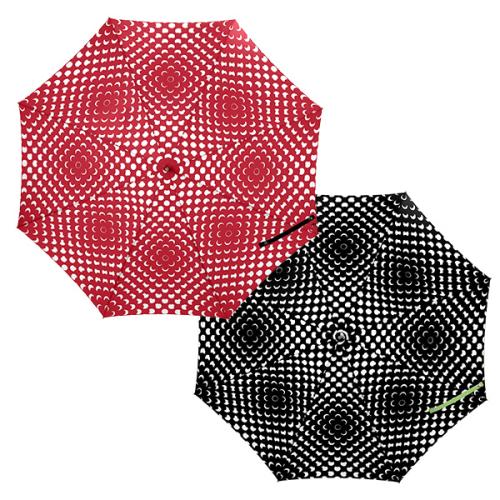 ＜リズベット・フリース＞長傘　フラワーパワー柄  2本セット