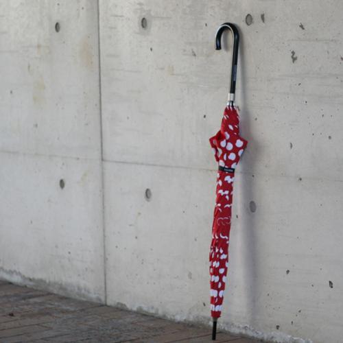 ＜リズベット・フリース＞長傘　フラワーパワー柄  2本セット