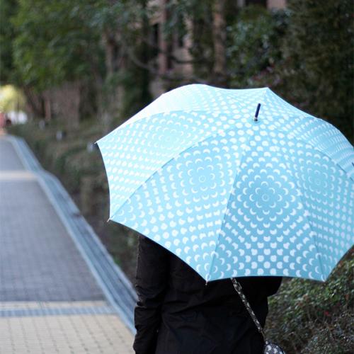 ＜リズベット・フリース＞長傘　フラワーパワー柄  2本セット