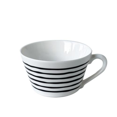 ＜GUSTAFSBERG＞グスタフスベリ × リサ・ラーソン　SIXTEN CIRCLES　FIKAセット (18cmプレート+カップ)