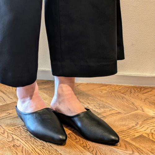 ＜nordic selection＞バブーシュ　ブラック　（レディース用） Mサイズ