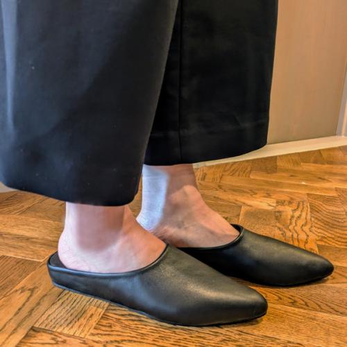 ＜nordic selection＞バブーシュ　ブラック　（レディース用） Mサイズ