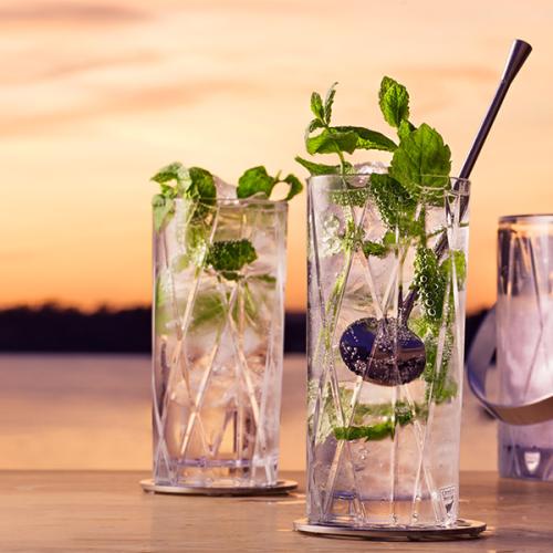 ＜Orrefors＞CITYトールタンブラー４Ｐセット