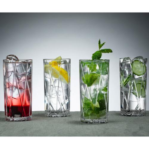 ＜Orrefors＞CITYトールタンブラー４Ｐセット