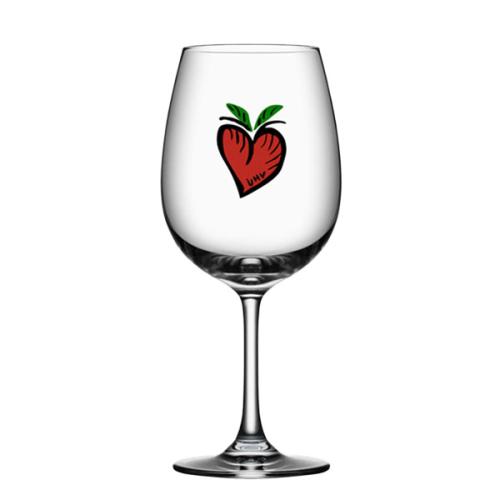 ＜コスタボダ＞FRIENDSHIP ワイングラス4本セット（Hearts2本/Happiness2本）