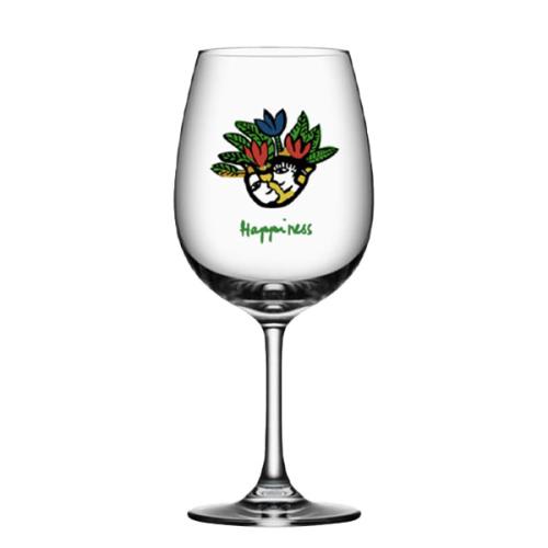＜コスタボダ＞FRIENDSHIP ワイングラス4本セット（Hearts2本/Happiness2本）