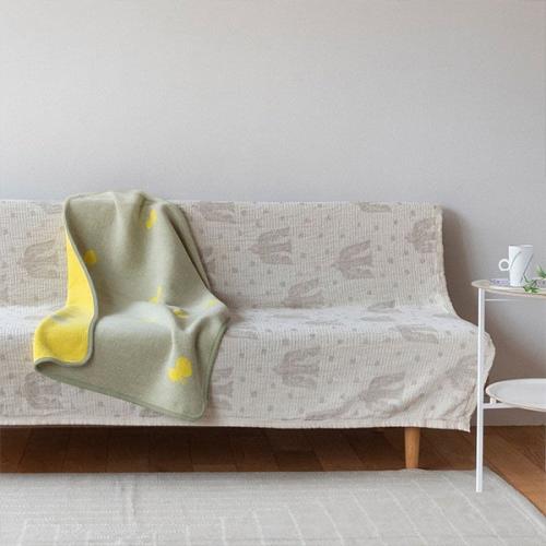 ＜クリッパン＞シュニールコットン　ミニブランケット　CHOUCHO