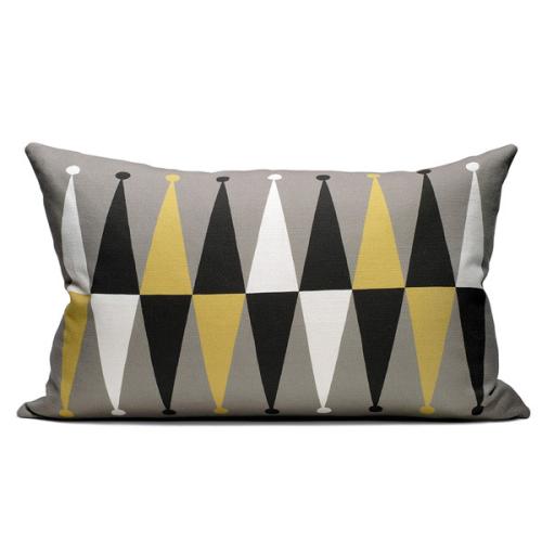 ＜リトルファント＞クッション(中材込) 40×60cm　Brilla/Tiger　グレー