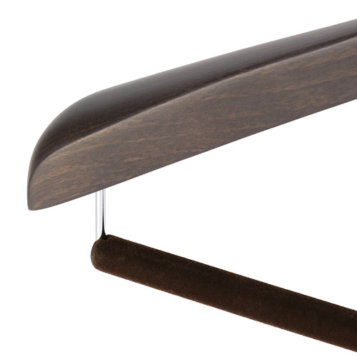 【ANAオリジナル】＜ナカタハンガー＞ANAロゴ入りデザイン　木製スーツハンガー（2本組）