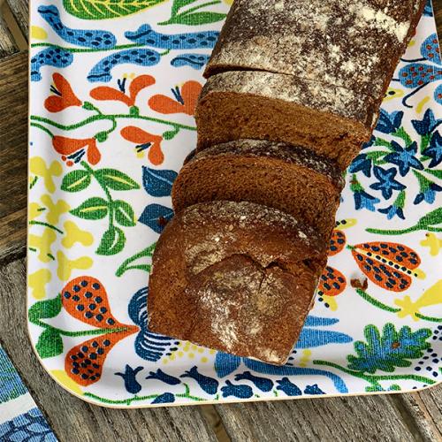 ＜オプトデザイン＞スティグリンドベリ木製トレイ　Herbariumホワイト　Sサイズ