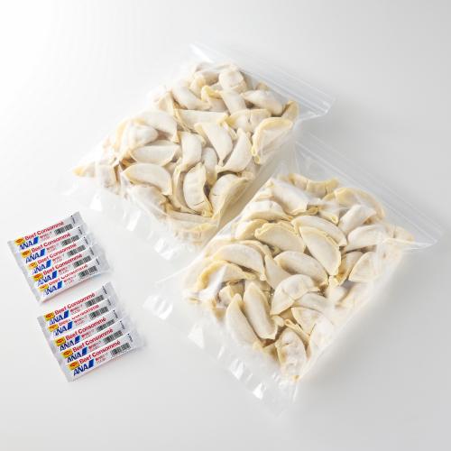 ＜ANAオリジナル＞米沢牛すじ×ビーフコンソメ餃子（100個入）