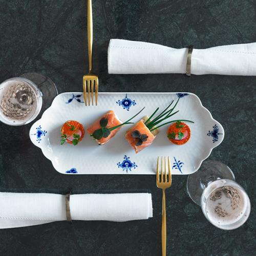 ＜ロイヤル コペンハーゲン＞ブルーパルメッテ　ブロッサム　トレイプレート