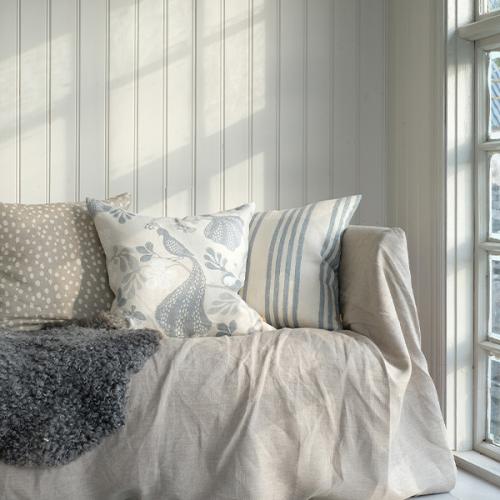 ＜リトルファント＞クッション(中材込) 50×50cm Night birds