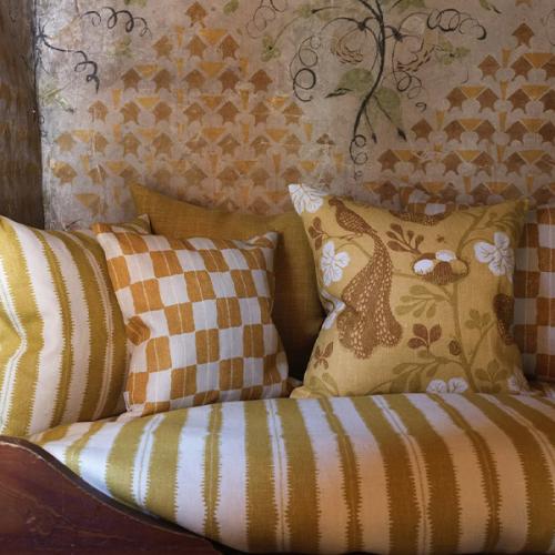 ＜リトルファント＞クッション(中材込) 50×50cm Night birds