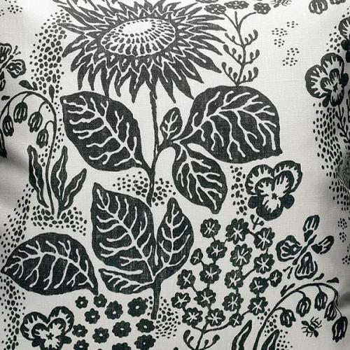 ＜リトルファント＞クッション(中材込) 50×50cm Septemberブラック