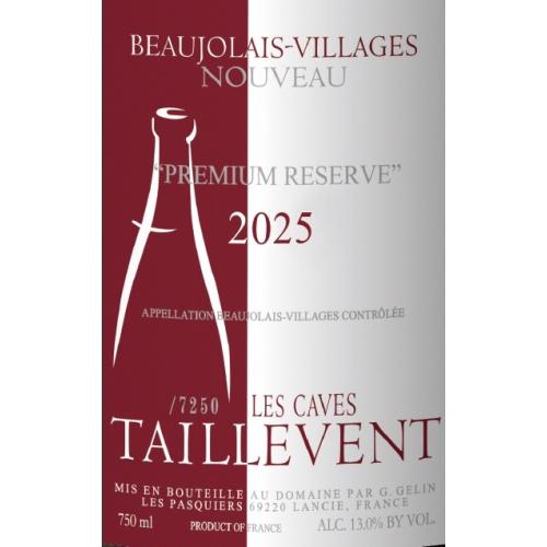 ＜タイユヴァン＞ボジョレーヴィラージュヌーヴォー　プレミアム・レゼルヴ2本セット