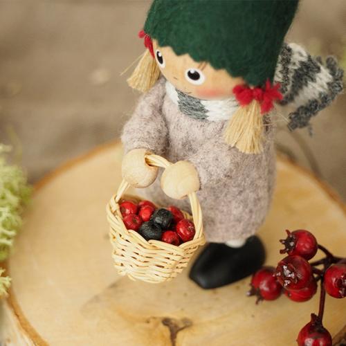 ＜Nordika Nisse＞ノルディカニッセ　Nordic Forest 　サンタと女の子SET