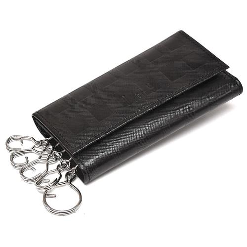 【タカシマヤセレクト】＜DAKS＞チェッカーエンボスシリーズ キーケースDP25675