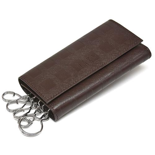 【タカシマヤセレクト】＜DAKS＞チェッカーエンボスシリーズ キーケースDP25675