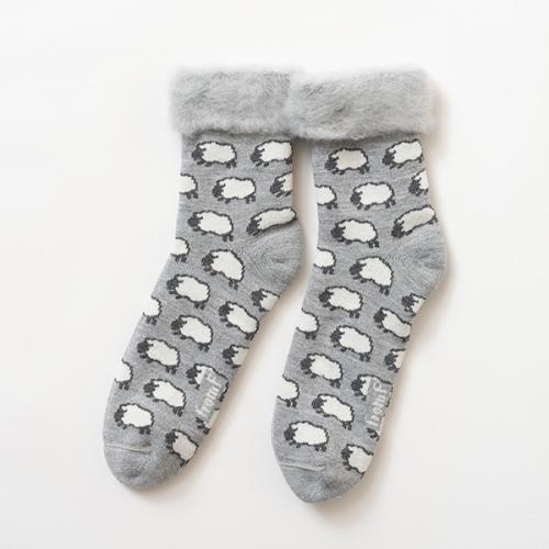 ＜from F＞もこもこソックス ひつじ （メンズサイズ）