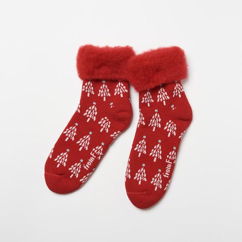 ＜from F＞もこもこソックス モミの木 （レディースサイズ ）