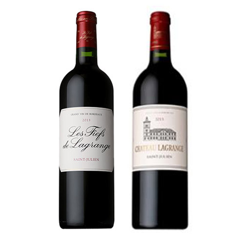 格付けシャトー、シャトー・ラグランジュの1st、2ndワイン2本セット