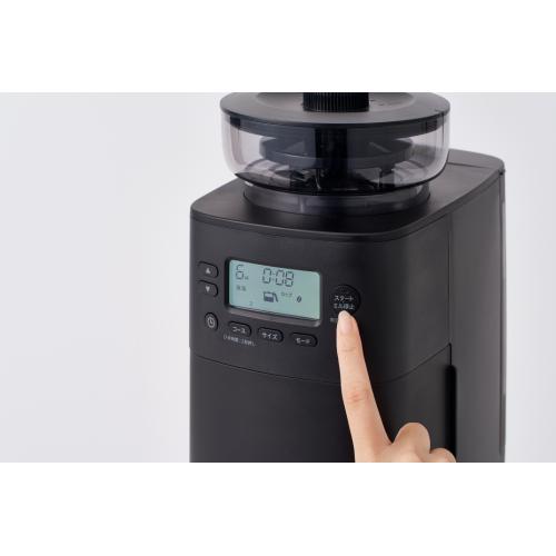 ＜シロカ＞siroca　コーン式全自動コーヒーメーカーカフェばこPRO　CM-6C271