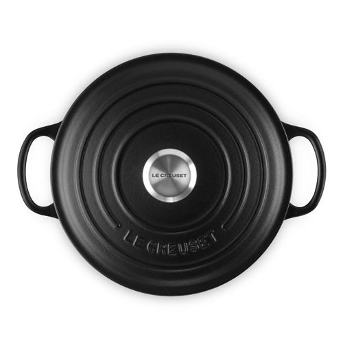 【タカシマヤセレクト】＜ル・クルーゼ＞シグニチャーココット・ロンド20cmマットブラック