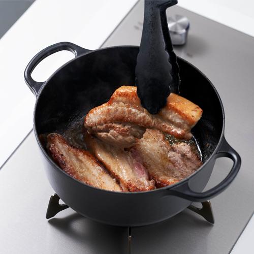 【タカシマヤセレクト】＜ル・クルーゼ＞シグニチャーココット・ロンド20cmマットブラック