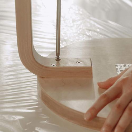 ＜Artek＞フィンランド アルテック スツール E60 4本脚 (ホワイトラミネート)